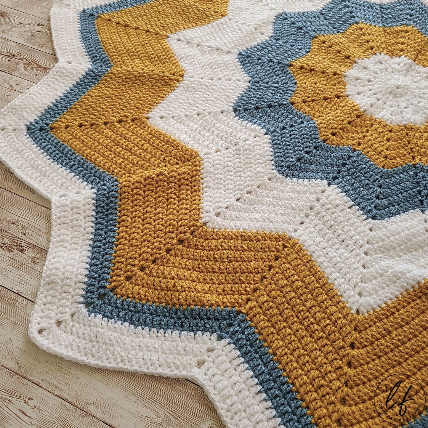 Star Baby Blanket Crochet Pattern