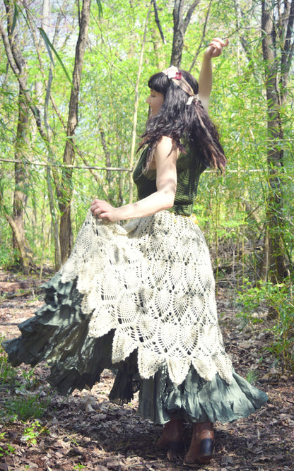 Convertible Pineapple Shawl Crochet Pattern
