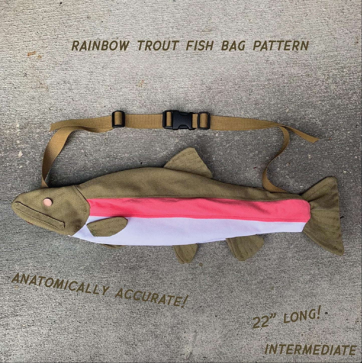 Trout Crossbody Bag Sewing Pattern
