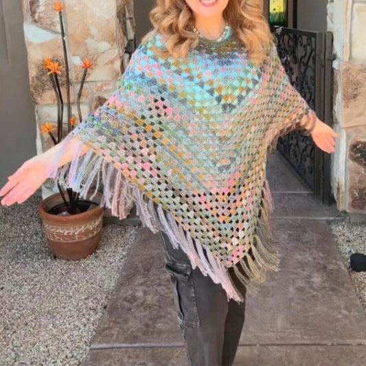The Easy Peasy Poncho Crochet Pattern