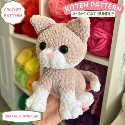 Kitten Bundle Crochet Pattern