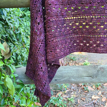 Lacy Wrap Shawl Crochet Pattern