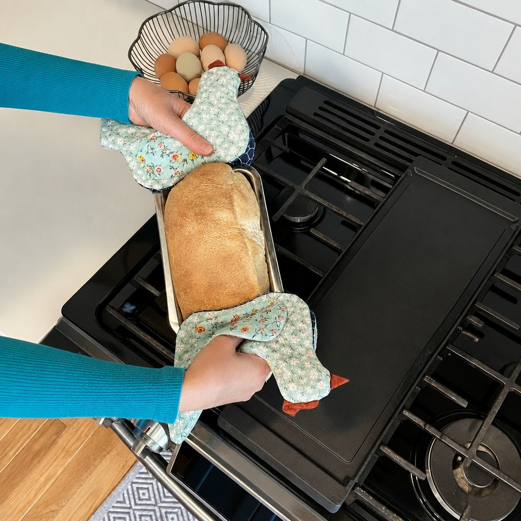 Henrietta Chicken Oven Mitt Sewing Pattern