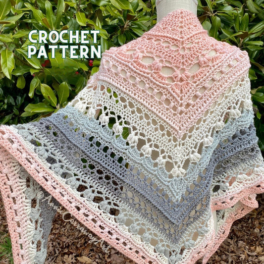 Lace Shawl Crochet Pattern
