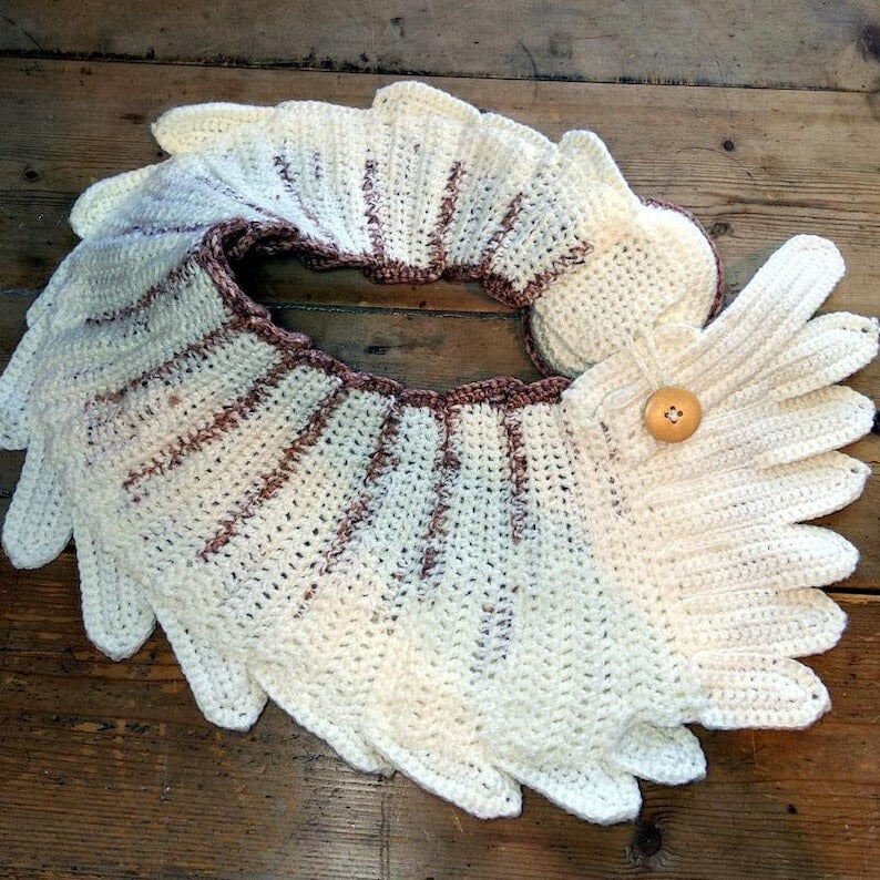 Barn Owl Wrap Crochet Pattern