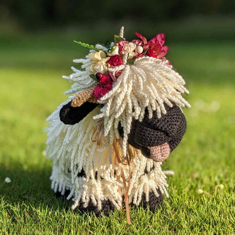 Fun Valais Sheep Crochet Pattern