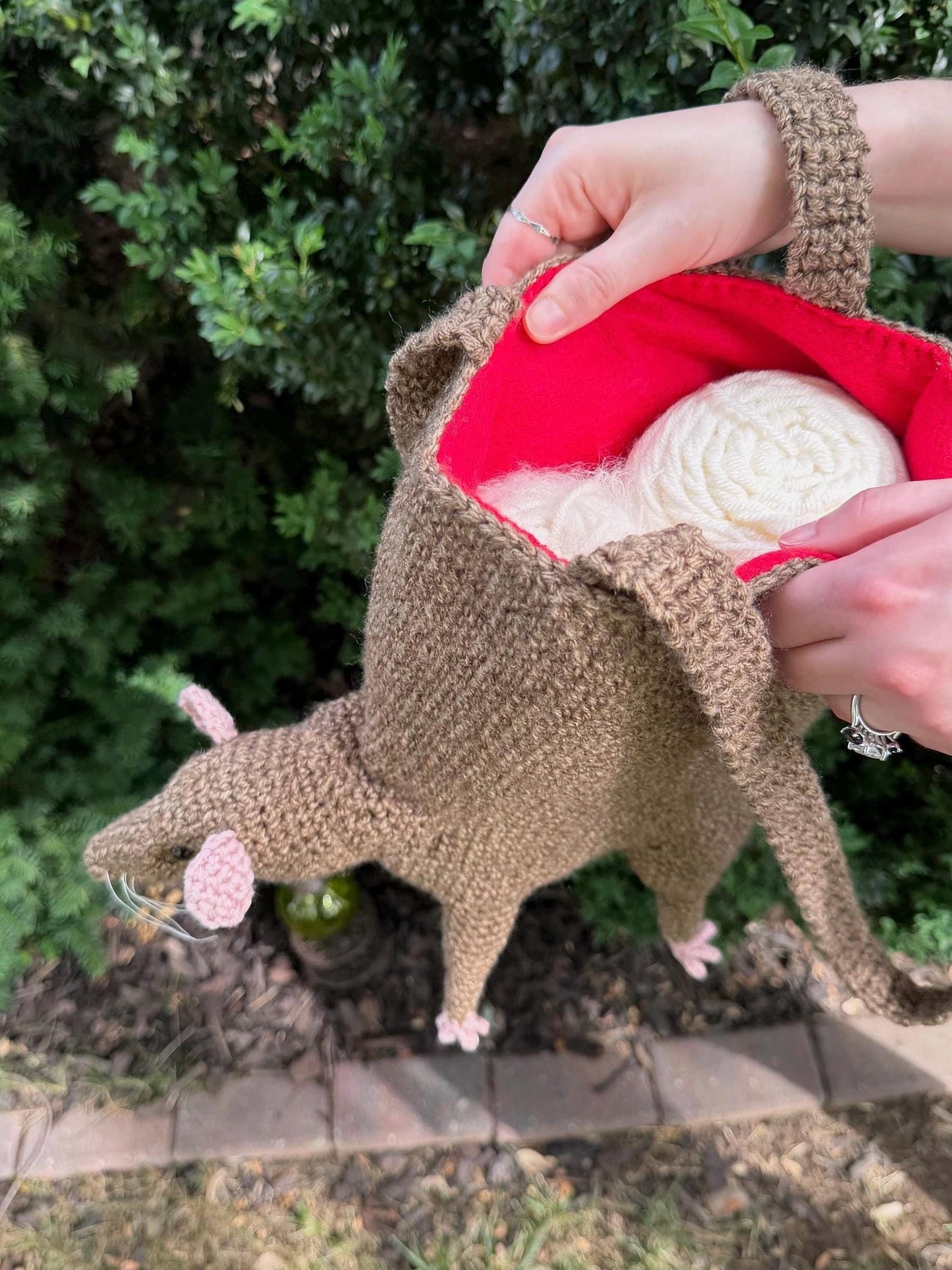 Rat Tote Bag Crochet Pattern