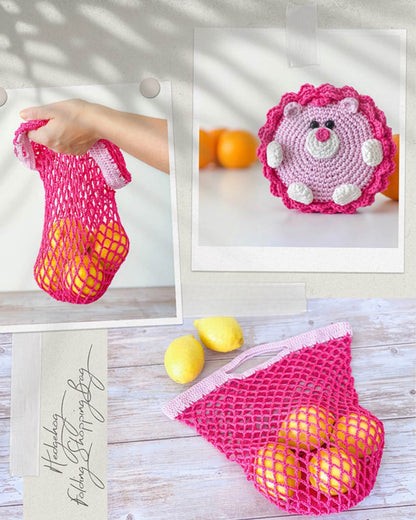 Forest Folding Shopping Bags Crochet Pattern