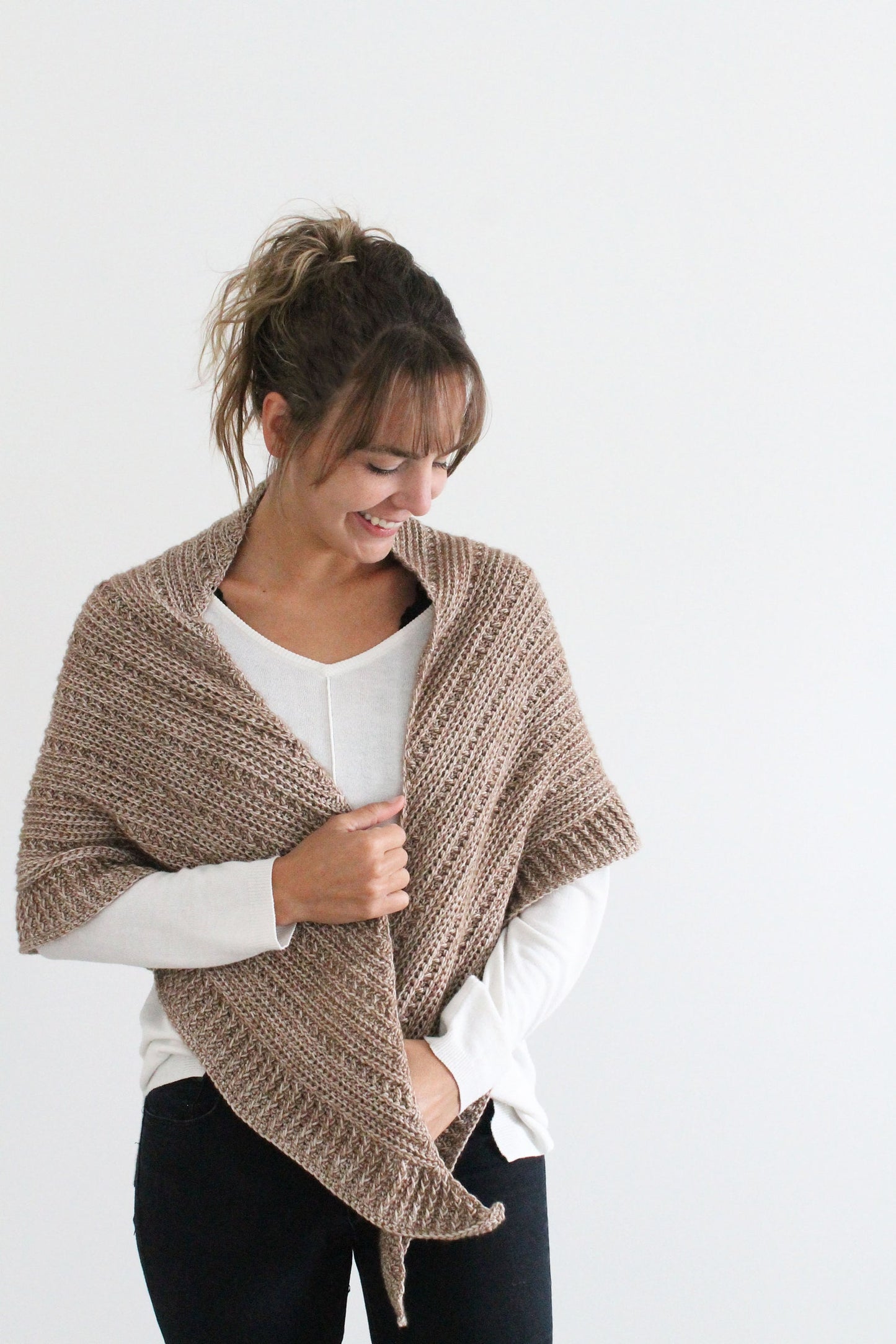 Branch Out Triangle Shawl Crochet Pattern