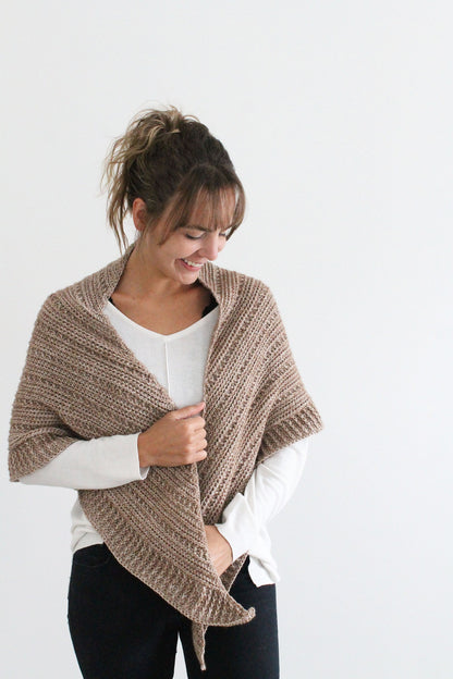 Branch Out Triangle Shawl Crochet Pattern