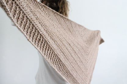 Branch Out Triangle Shawl Crochet Pattern