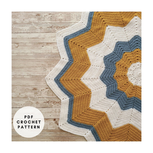 Star Baby Blanket Crochet Pattern