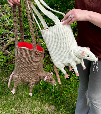 Rat Tote Bag Crochet Pattern