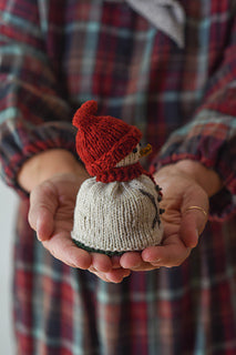 Reversible Tree + Snowman Knitting Pattern
