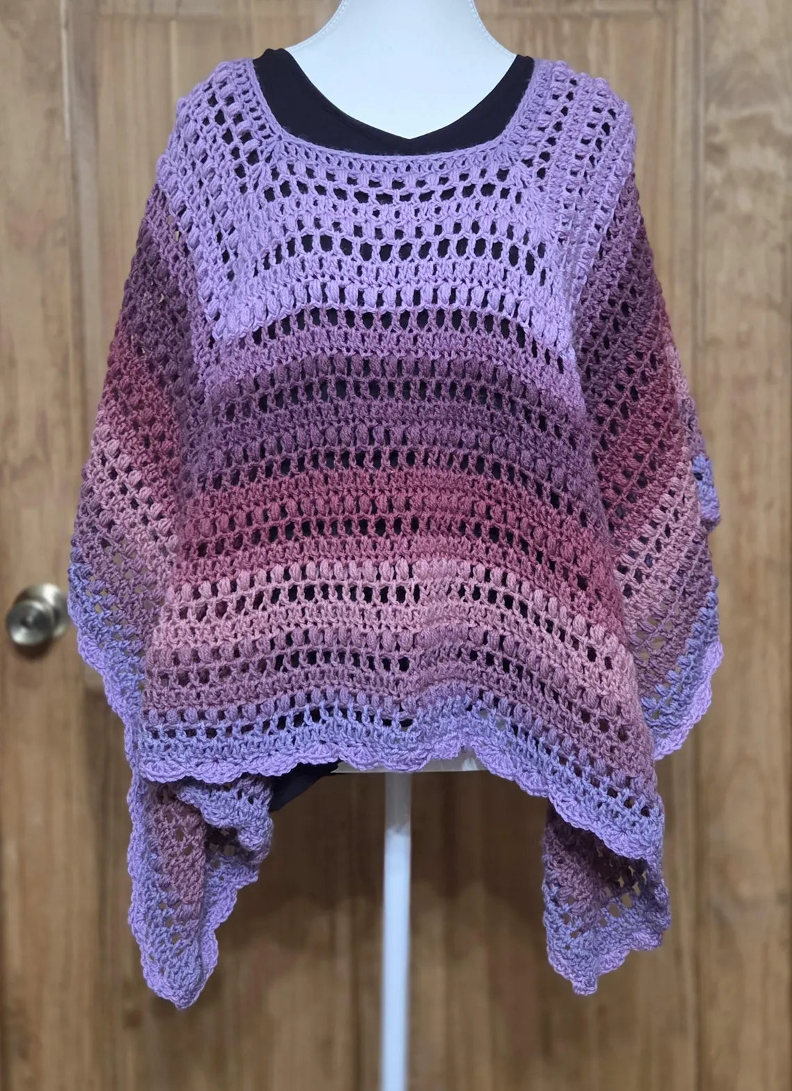 Celeste 4-Point Poncho Crochet Pattern