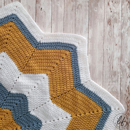 Star Baby Blanket Crochet Pattern