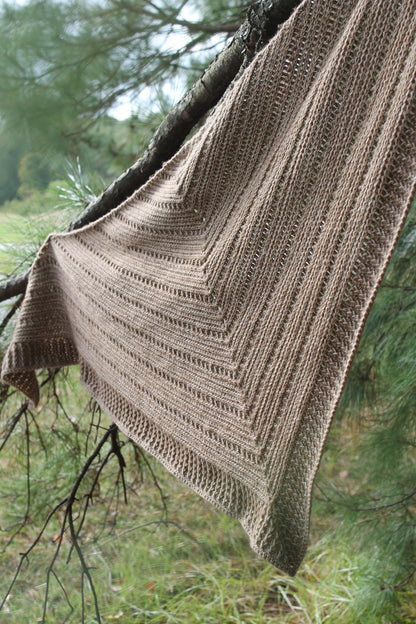 Branch Out Triangle Shawl Crochet Pattern