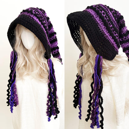 Pixie Hat Hoodie Crochet Pattern