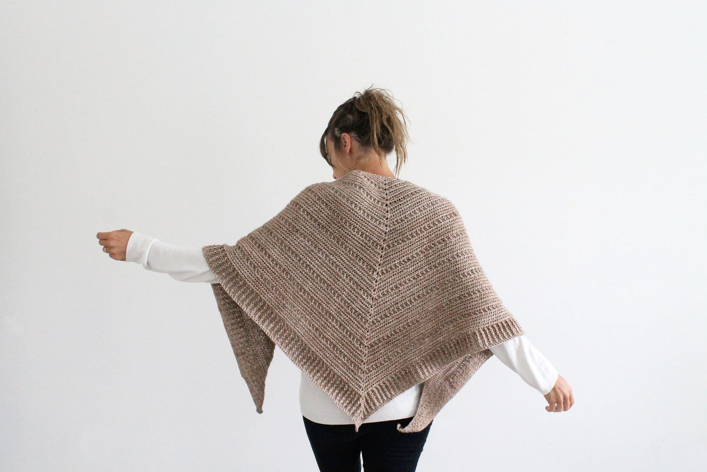 Branch Out Triangle Shawl Crochet Pattern