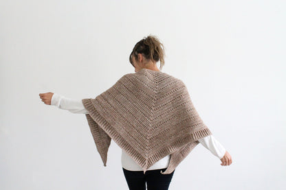 Branch Out Triangle Shawl Crochet Pattern