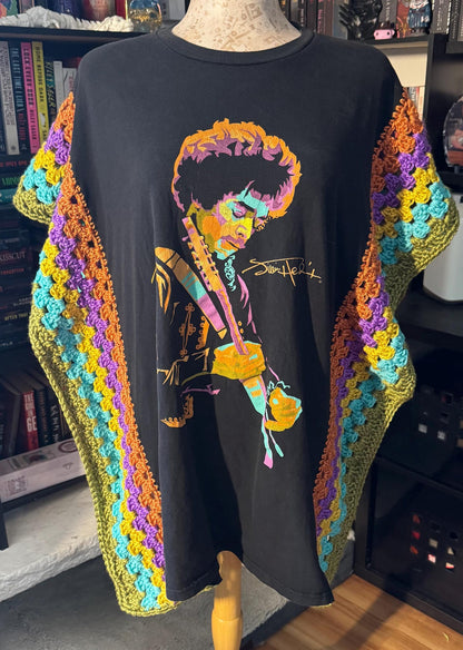 Granny Stitch Upcycled T-shirt Crochet Pattern