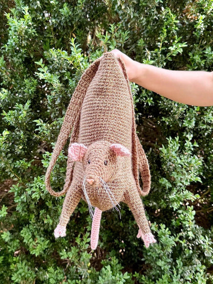 Rat Tote Bag Crochet Pattern