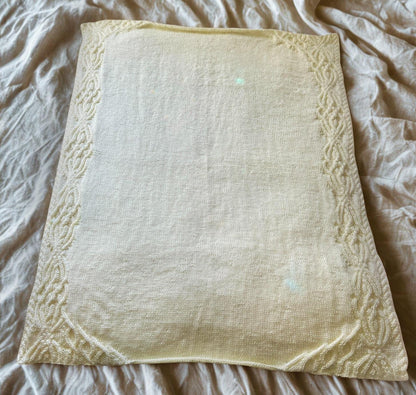Fairytale Baby Cable Blanket Knitting Pattern