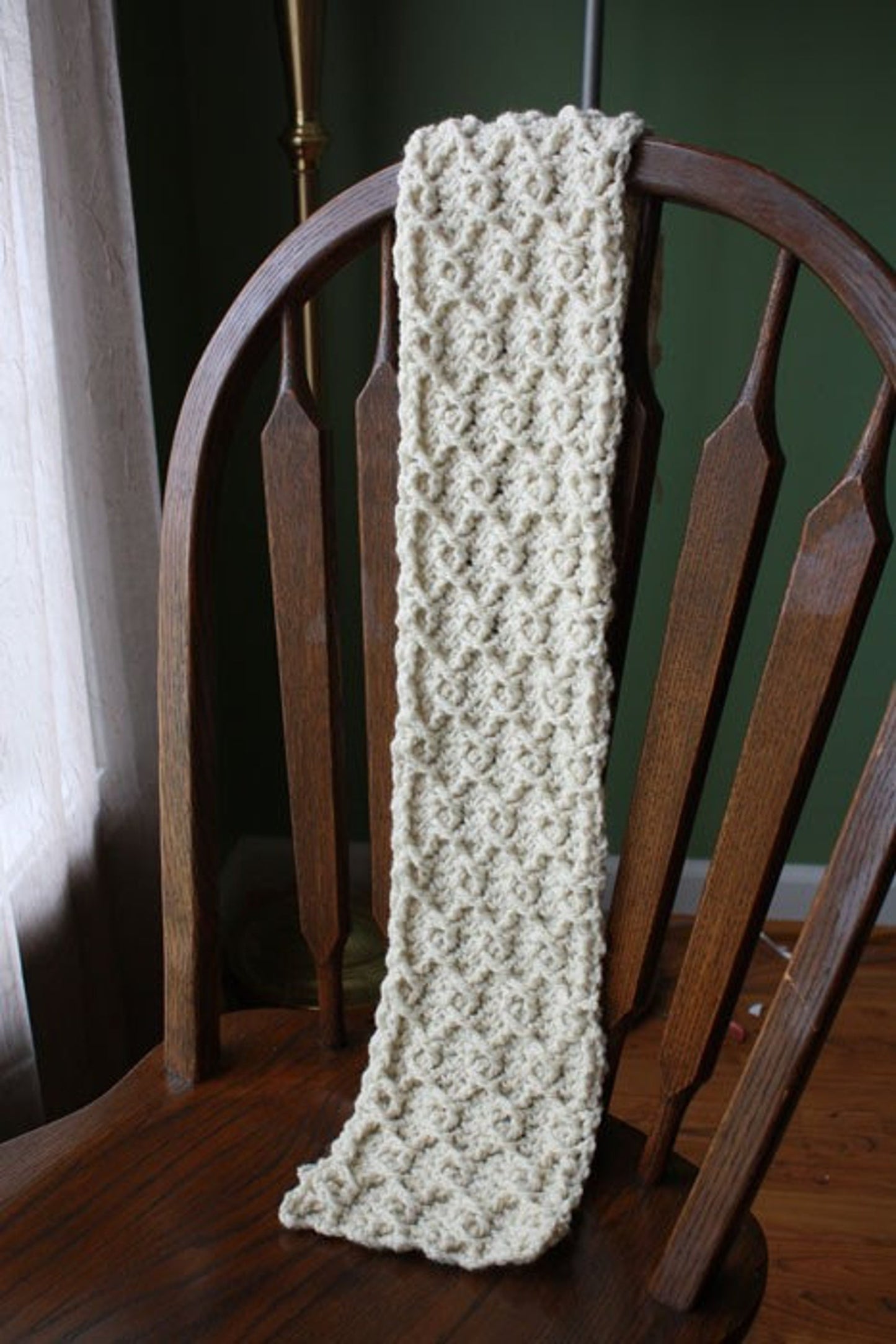 Mountain Range Scarves Crochet Pattern