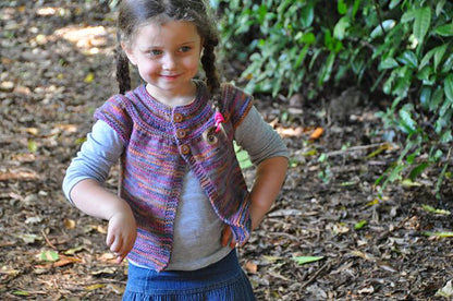 Short Sleeve Buttoned Sweater Knitting Pattern