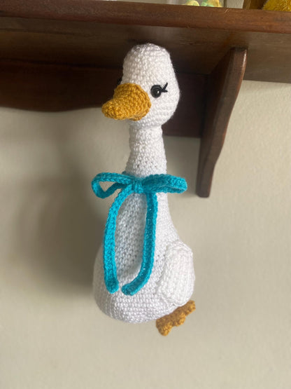 Grocery Bag Goose Crochet Pattern