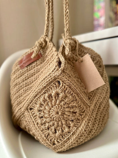 Granny Square Hobo Bag Crochet Pattern