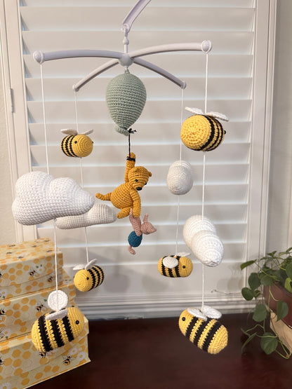 Classic Pooh Mobile Crochet Pattern