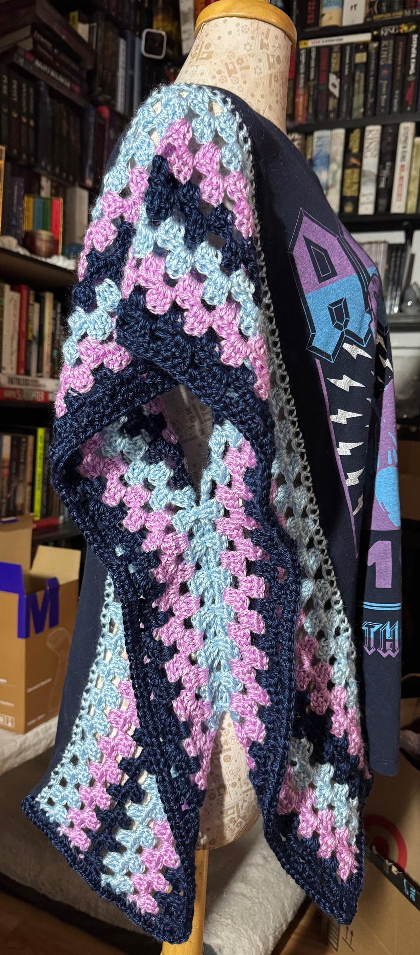 Granny Stitch Upcycled T-shirt Crochet Pattern