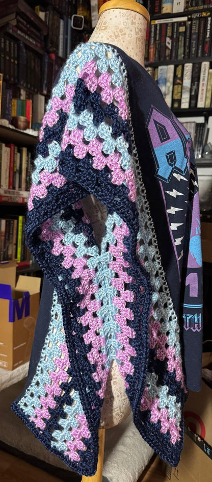 Granny Stitch Upcycled T-shirt Crochet Pattern