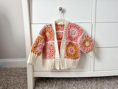 Granny Square Cardigan Crochet Pattern