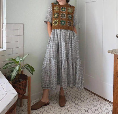 Agnes Sweater Vest Crochet and Knitting Pattern