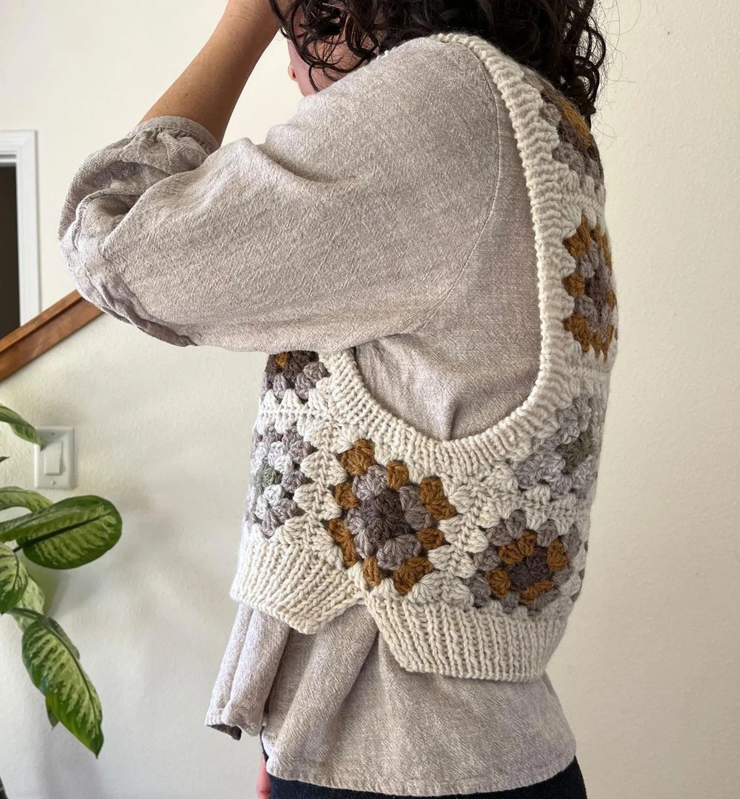 Agnes Sweater Vest Crochet and Knitting Pattern