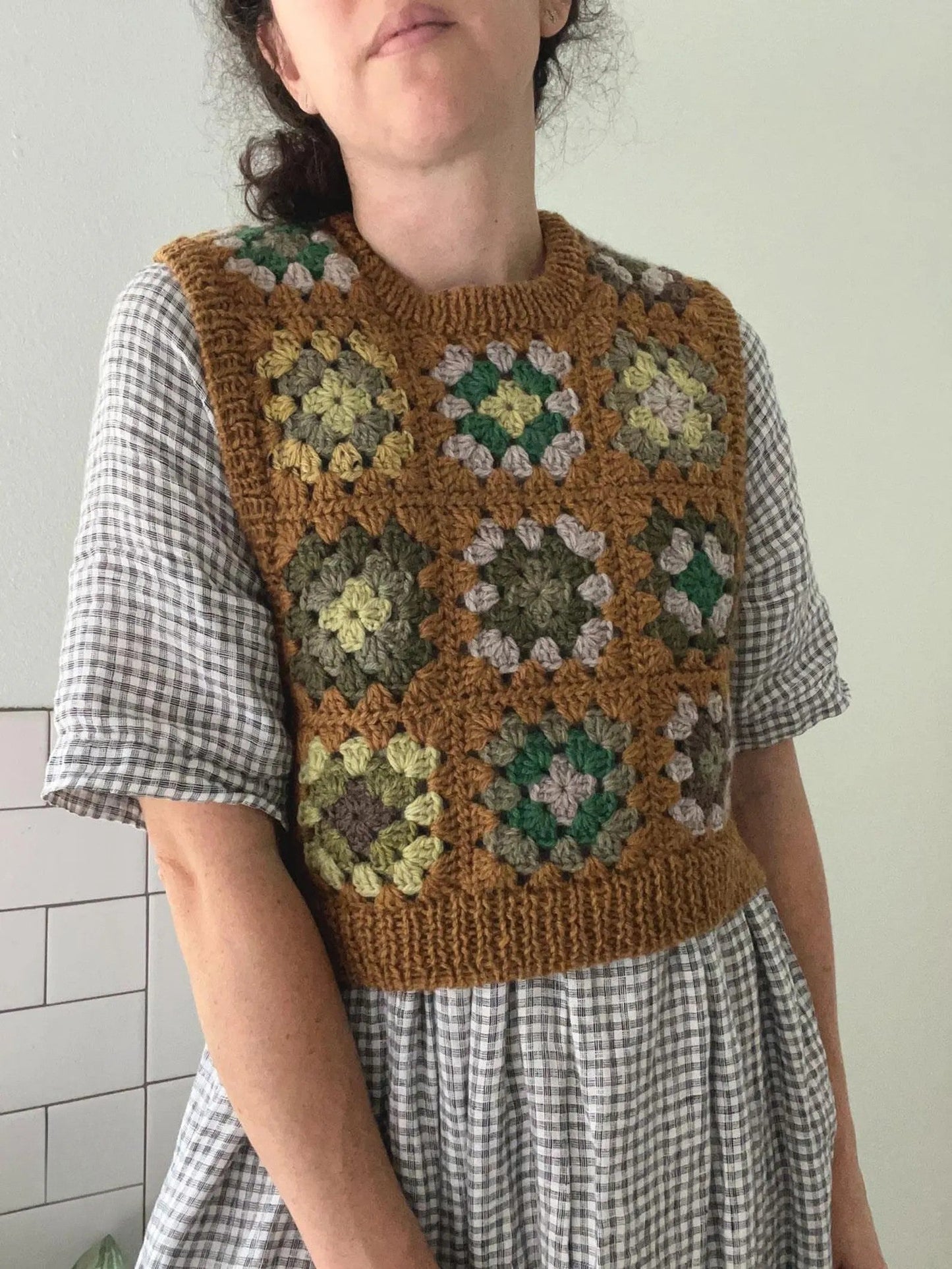 Agnes Sweater Vest Crochet and Knitting Pattern
