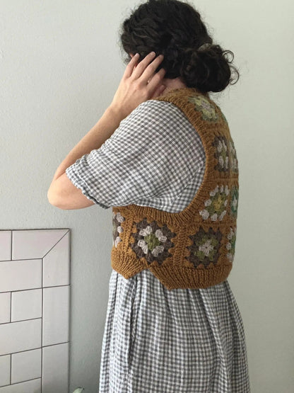 Agnes Sweater Vest Crochet and Knitting Pattern