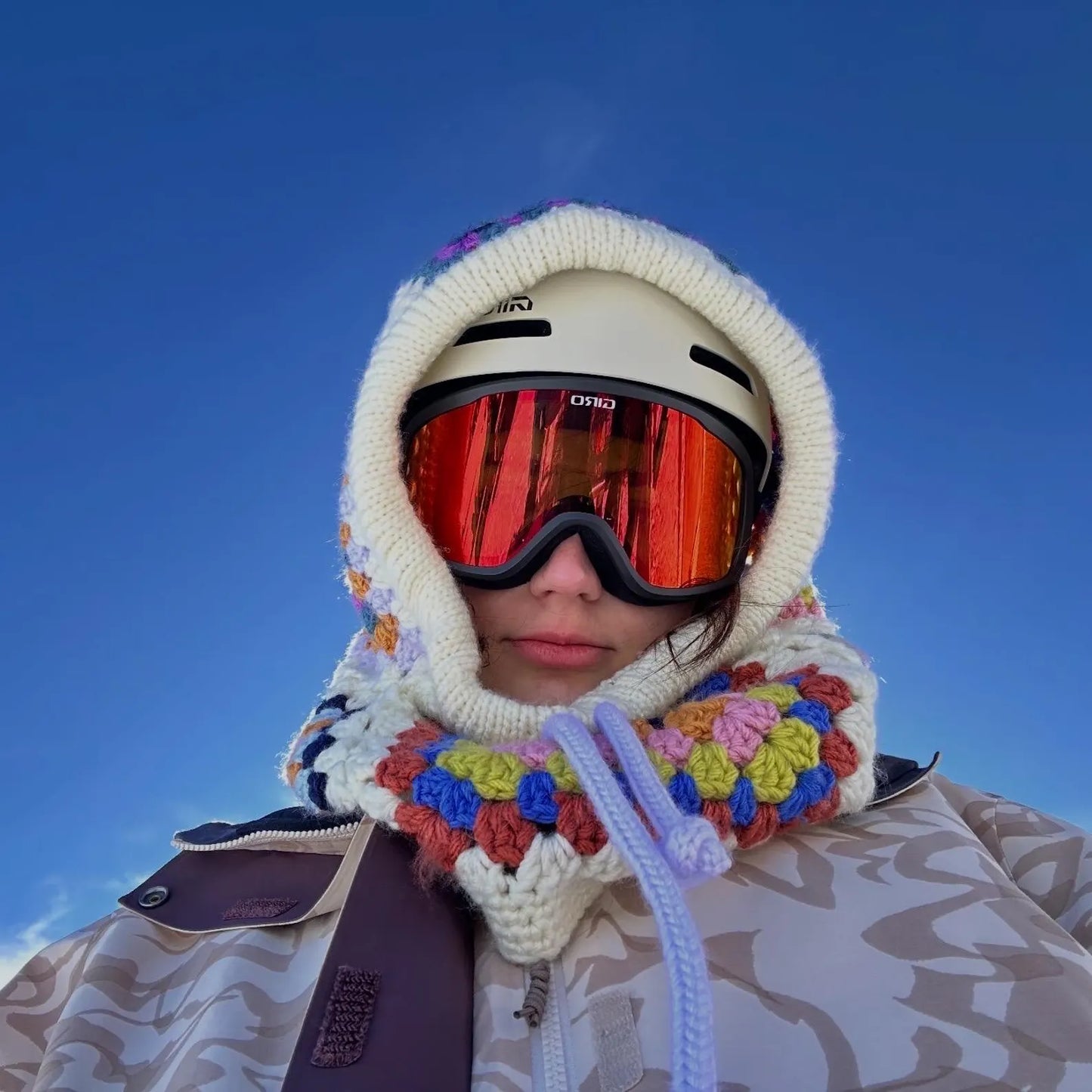 Granny Square Balaclava Crochet Pattern