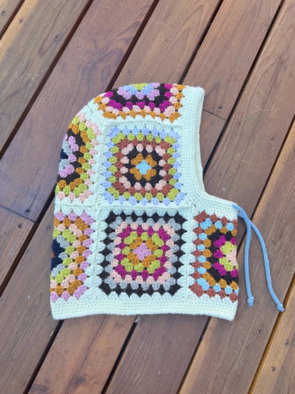 Granny Square Balaclava Crochet Pattern