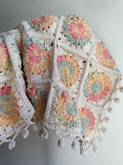 Boho Baby Blanket Crochet Pattern