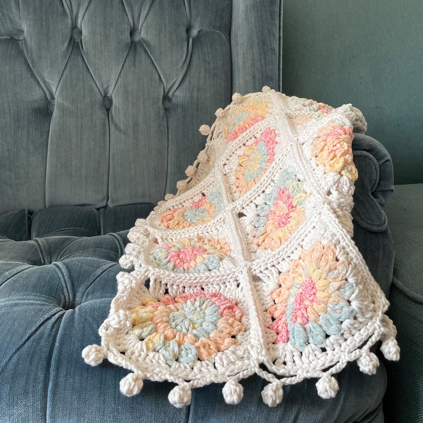 Boho Baby Blanket Crochet Pattern