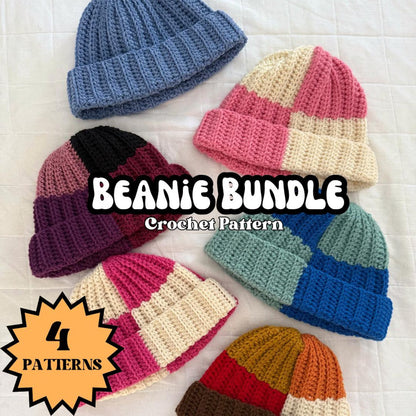 Patchwork Beanie Crochet Pattern