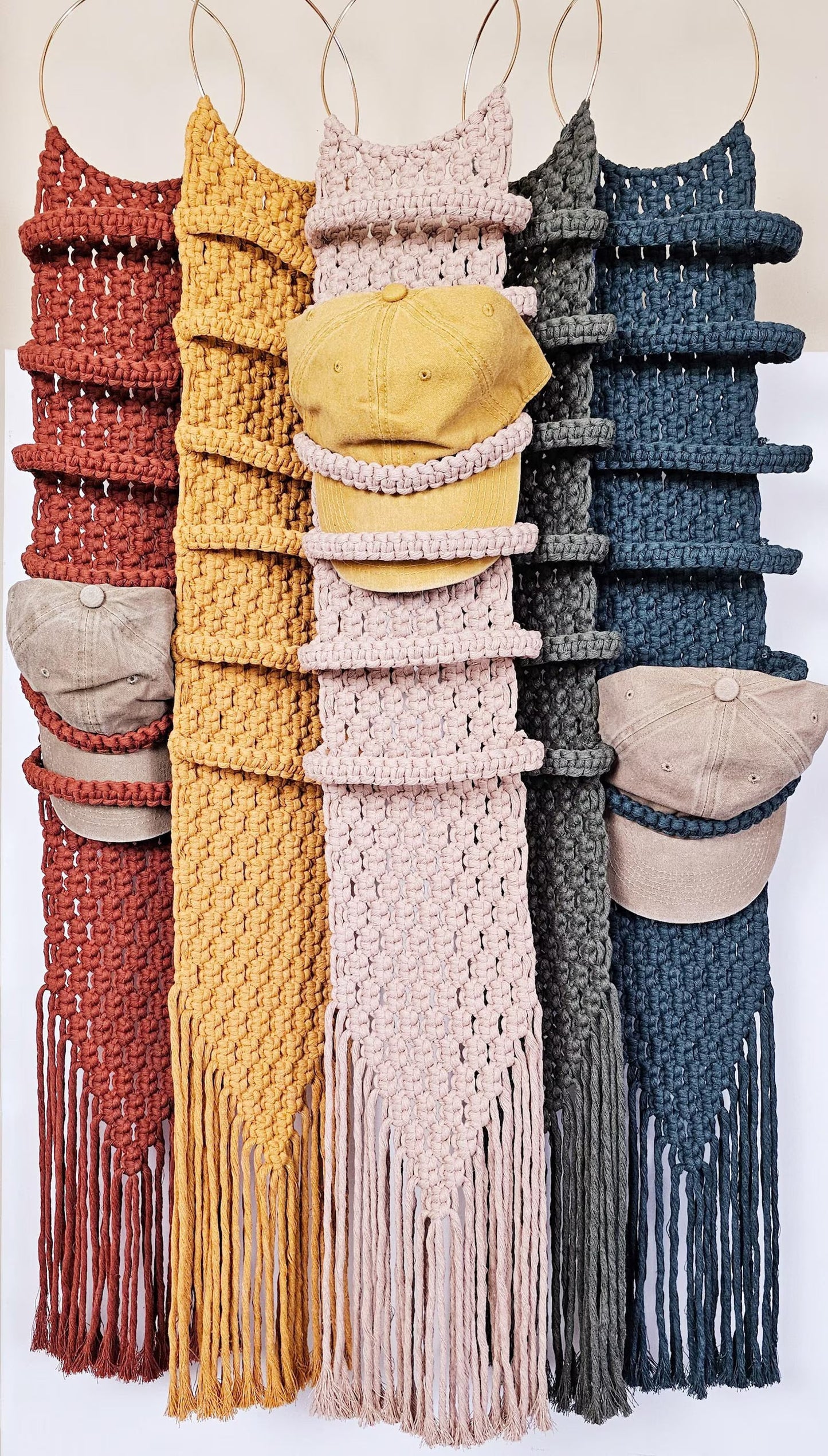 Macrame Baseball Cap Hanger Pattern