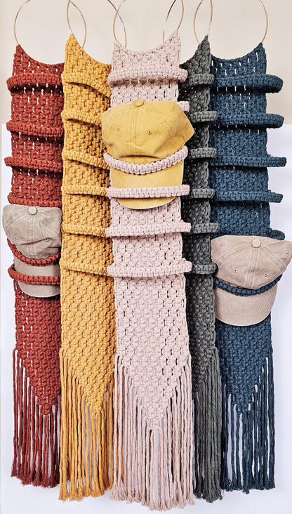 Macrame Baseball Cap Hanger Pattern