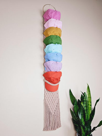 Macrame Baseball Cap Hanger Pattern