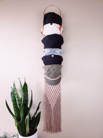Macrame Baseball Cap Hanger Pattern
