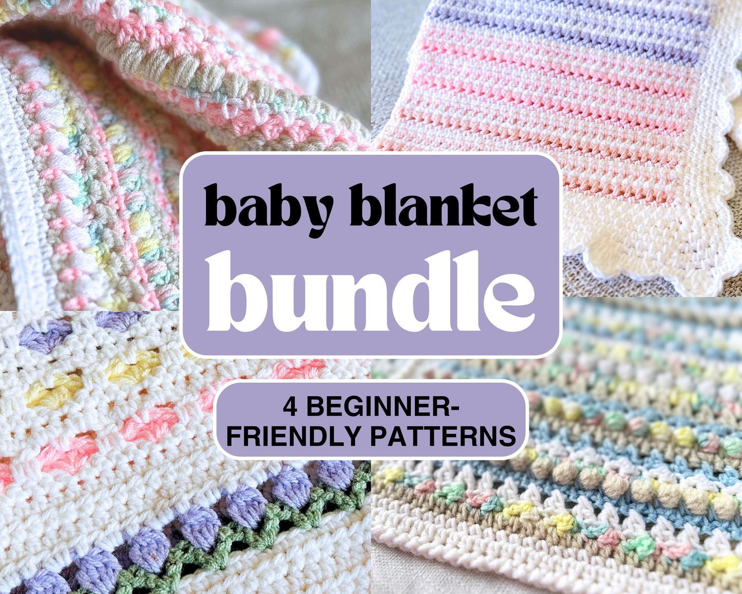 Baby Blanket Bundle Crochet Pattern