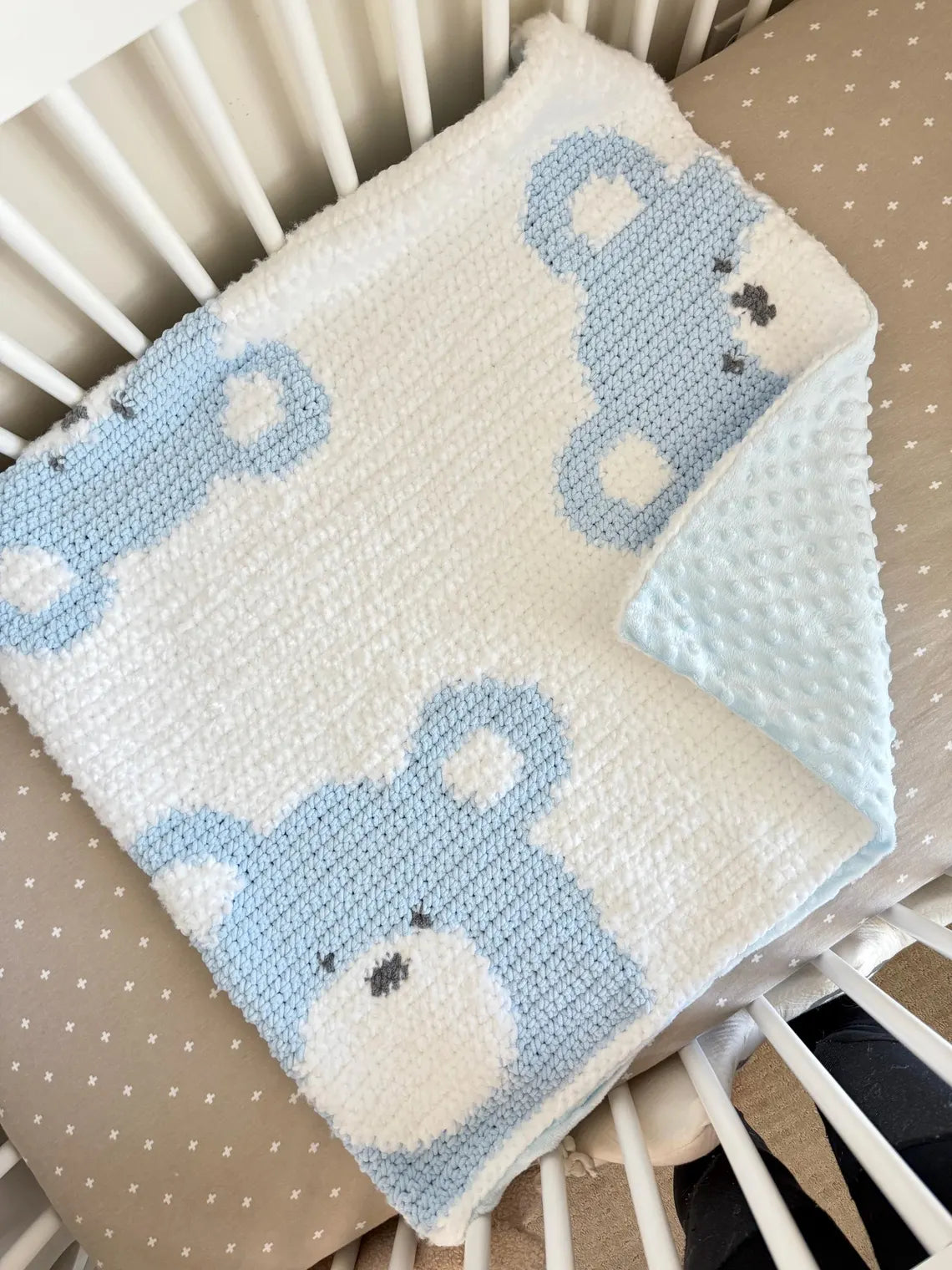 Baby Bear Blanket Crochet Pattern